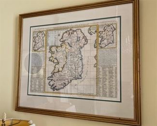 Antique map of Ireland