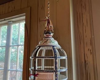 Ceramic birdcage