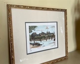 Framed print of Paris