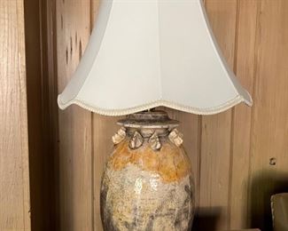Ceramic lamp from Shadyside Pottery