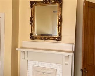 Antique gilt mirror