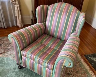 NEW to sale: oversized stripe chair