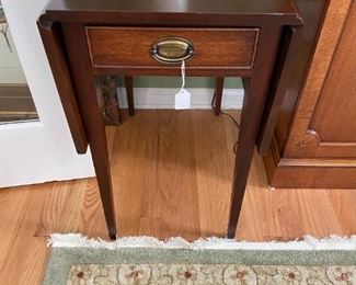 Drop Leaf Table with One Drawer