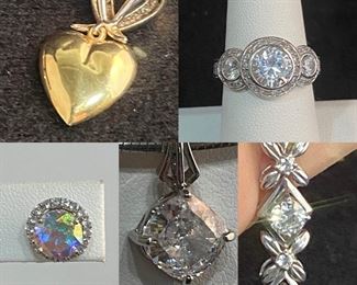 585 14k Gold Israel Heart Pendant 10k Necklace Sterling Jewelry