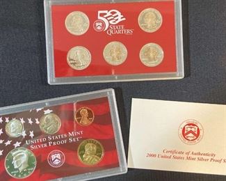 R121 2000 United States Mint Silver Proof Set