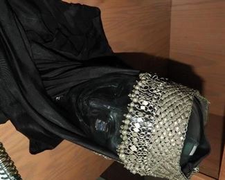 Metal woven headdress from the Mideast