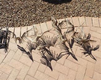 Metal wall art - birds in flight