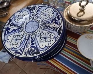 Decorative plates from Mexico.  Alba 
