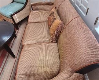 Italian sofa, L74, H30, D29.  $400