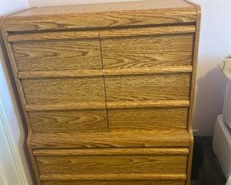 Wooden dresser, $20