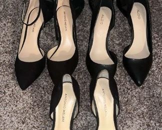 Black Heels Antonio Melani, Steve Madden, Aldo, Calvin Klein