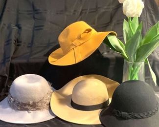 Collection Of Wool Wool Felt Hats