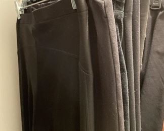 6 Black Pants Legging Size 10Large  Vittadini, Eci, Isaac Mizrahi, Not Your Daughters