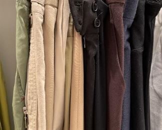 Huge Colored Pants Collection 3  Neiman Marcus, Womyn, Chaus, Atelier Luxe, Lauren, Etc.