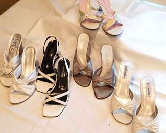 White Dress Sandals Steve Madden, Claiborne, Ann Taylor, Anne Klein, Life Stride