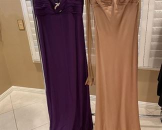 2 Evening Dresses Jewelry