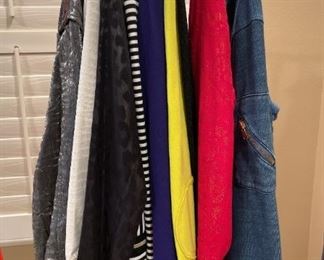 9 Assorted Jackets Chicos, Jamie E Sadock, Louben, Marc Jacob, Anne Klein