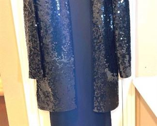 Emanuel Ungaro Dress Episode Sequin Coat Size Med