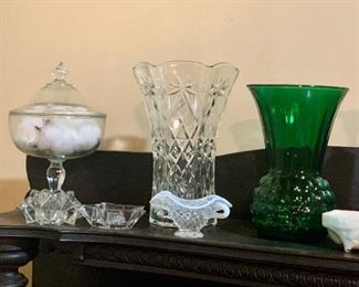 Vintage glassware collections