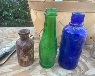 Antique bottles we dug up! 