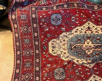 Antique hand woven rug