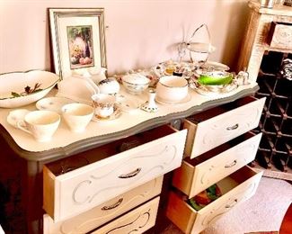 Dressers and collectible China