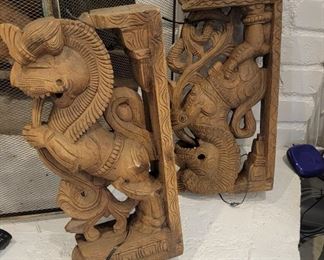 Architectural salvage. Pair 