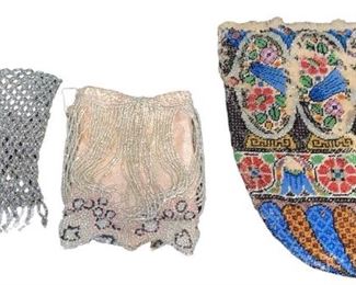 Collection 1920's Art Deco Beaded & Mesh Bags