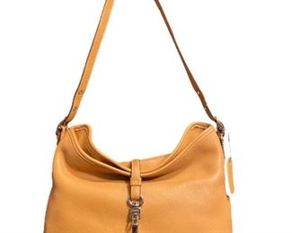 Tan COACH Leather Shoulder Bag