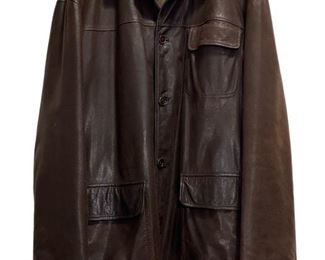 Men's LUCIANO BARBERA Leather Jacket
