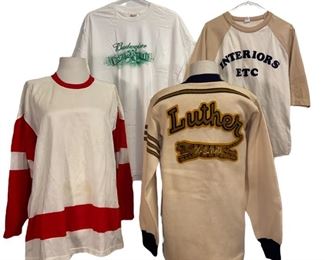 Vintage Assorted Letterman Sweater, Rugby Jersey, T-Shirt's