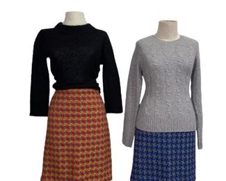 Collection BURBERRY, BROOKS BROTHERS Sweaters & J. McLaughlin Tweed Skirts
