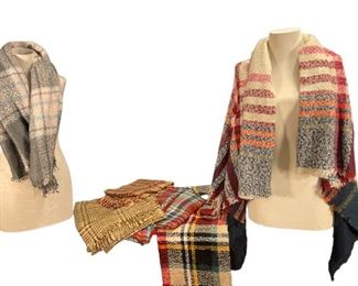 Collection Assorted Colored Blanket Scarves