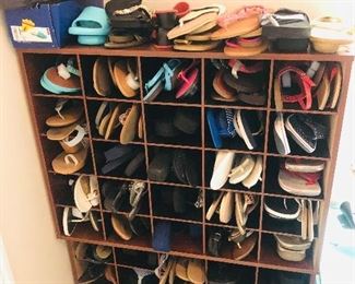 Hundreds of shoes!