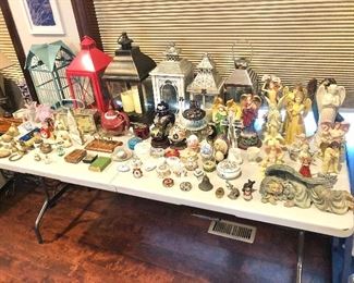 Lanterns, angel collection, and more collectibles  