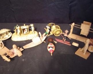 Assorted Small Wooden Figurines