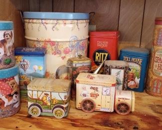 Mystery Lot of Assorted Tins