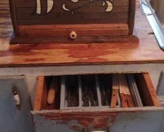 Mystery Lot of Silverware and Bread Basket