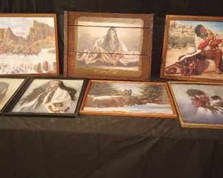 Native and Western Frontier Prints