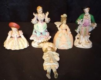 Porcelain Victorian Figurines
