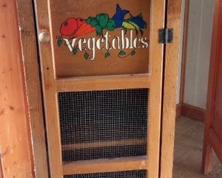 Vegetable Hand Painted Cabinet