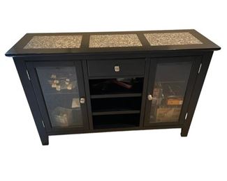 Black Credenza Cabinet w Marble Top EC146-36
Regular price$275.00 USD     Description: This stunning piece is perfect for a bar cabinet (its former purpose) or record storage. The unit has two glass doors each with two tempered glass shelves. The center console has three shelves with a drawer. The top has 3 marble slabs.
Condition: Very good
Dimensions: 56 x 17 x 36"H
Local pick up Vienna VA.  Located on basement floor.  Please contact us for shipper suggestions.     https://goodbyhello.com/products/black-cabinet-ec146-36?_pos=1&_sid=85b7c365d&_ss=r