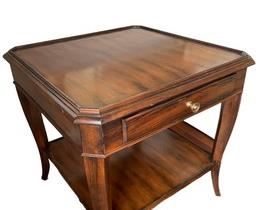 $525 USD     CTH Sherrill Occasional Drawer End Table EB148-10      Description:  Chamfered corners with an ogee edge top add traditional details to this casualized French cabriole leg drawer table.

Condition: Very good

Dimensions: 28 x 28 x 28"H

Local pick up Leesburg, VA.  Located on first floor.  Please contact us for shipper suggestions.       https://goodbyhello.com/products/cth-sherrill-occasional-drawer-end-table-eb148-10?_pos=8&_sid=64e8d6428&_ss=r