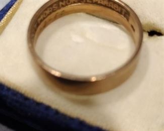 10k gold masonic ring 