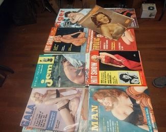 1950s pinup magazine collection in good shape