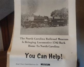 Vintage train poster 