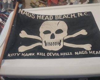 vintage nags head beach flag