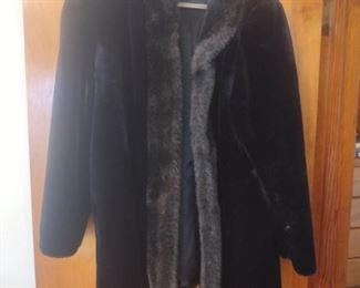 vintage jacket faux  fur 