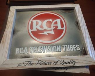 vintage rca advertisement sign #2