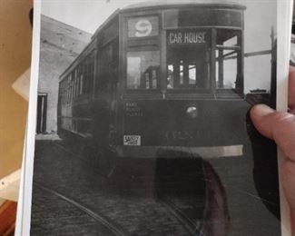 vintage black and white train photos with original negatives 